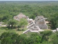 View of Ek Balam from the top of La Torre