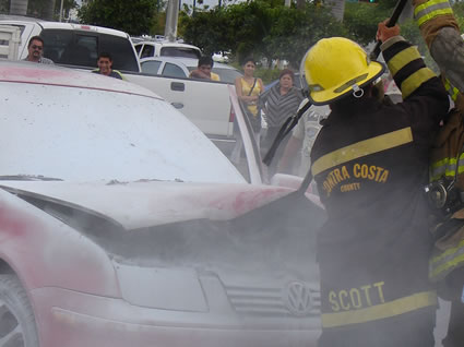 Costco Car Fire