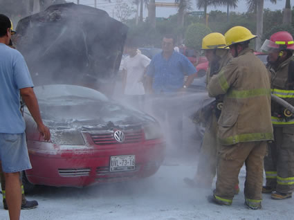 Costco Car Fire