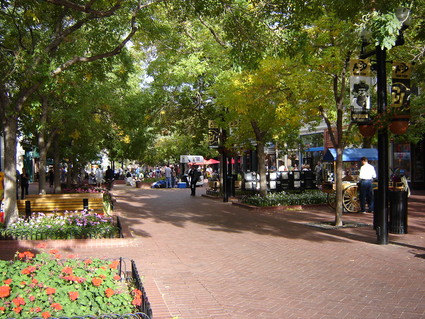 Pearl Street Mall in Boulder, CO